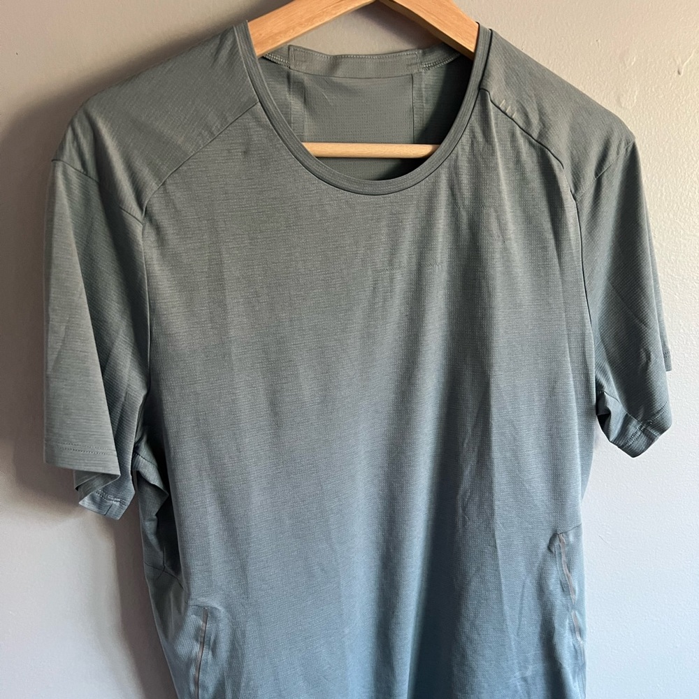 Light blue mens Lululemon shirt size small